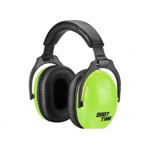 Наушники противошумные ShotTime 15, NRR 22dB, салатовые арт.: EST-P-15LG